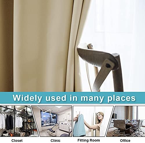 RYB HOME Partition Room Dividers Curtain for Living Room Bedroom Patio Door - Image 2
