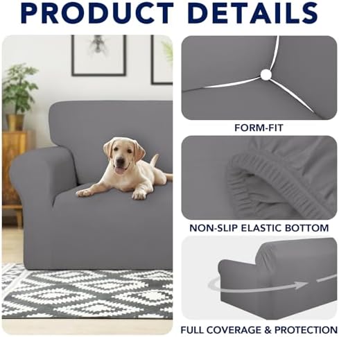 PureFit Waterproof Loveseat Couch Cover Slipcovers for Couches and Sofas - Image 4