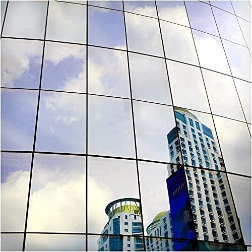 BDF S05 Window Film Daytime Privacy and Heat Control Mirror Silver 5 (Very Dark) - 24in X 24ft by BDF