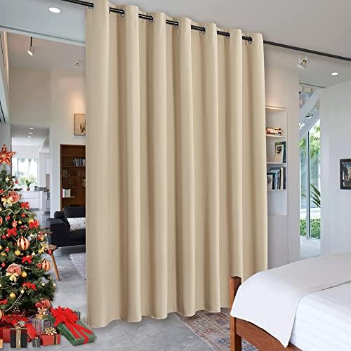 RYB HOME Blackout Curtains Room Divider for Patio Sliding Glass Door Dorm by RYBHOME