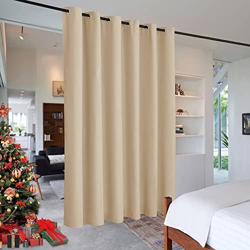 RYB HOME Blackout Vertical Blind Large Room Divider Curtain Noise Barrier by RYBHOME