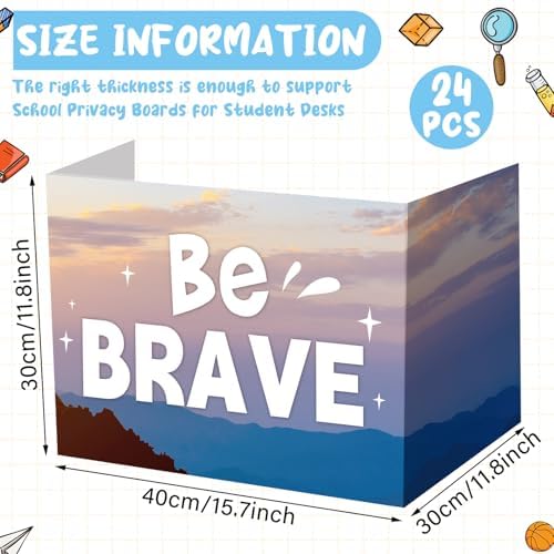 Honoson 24 Pcs Inspirational Privacy Folders for Students - Image 2