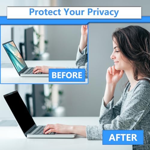 Magnetic Laptop Privacy Screen 14 Inch 16:10, Removable Privacy Filter - Image 6