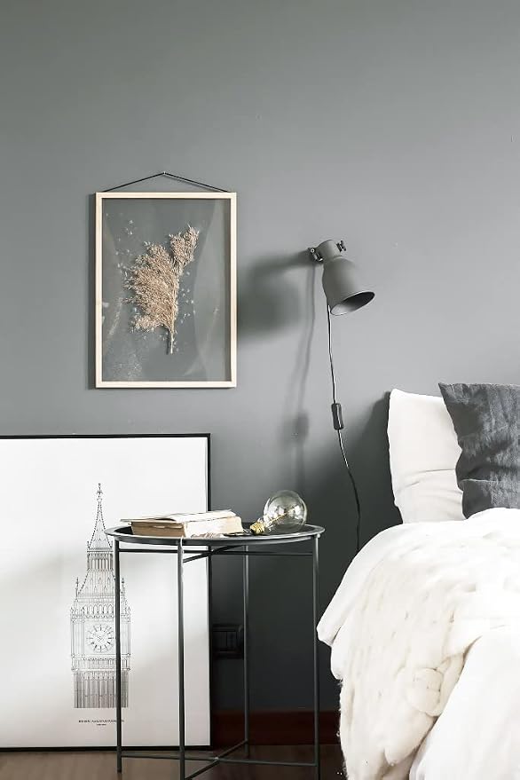 Safiyya Grey Peel and Stick Wallpaper Grey Contact Paper Wall Paper Removable Decorative Self Adhesive Wallpaper Vinyl Rolls for Wall 118"x17.7" - Image 5