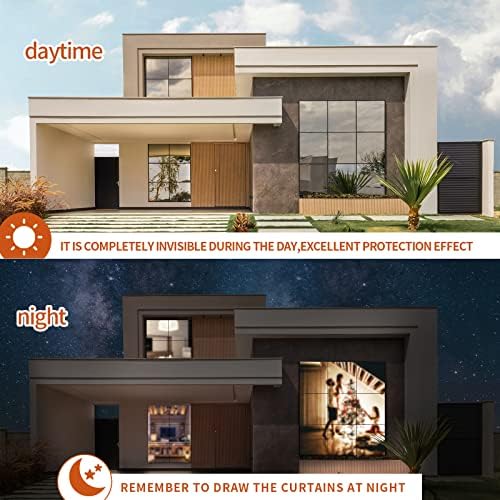 XIAWEI One Way Window Privacy Film with Tools, 23.6In×6.5Ft, Moon Silver - Image 5