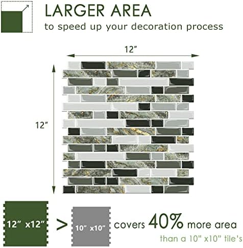STICKGOO Peel and Stick Wall Tile Self-Adhesive Backsplash Thicker Design - Image 4