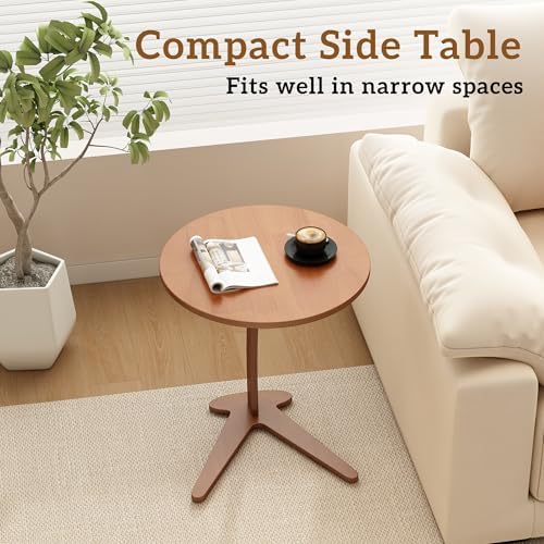 17 '' Couch Tables that Slide Under, C Shaped End Table, (Large) - Image 6
