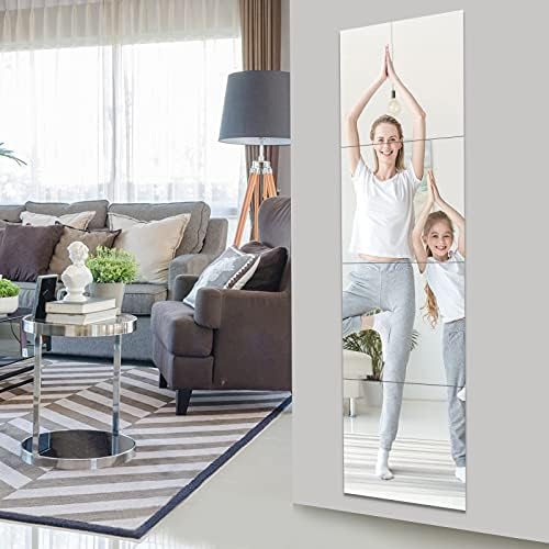 EVENLIVE Large Full Length Home Gym Mirror Tiles 4-Pack 14 Inch by EVENLIVE