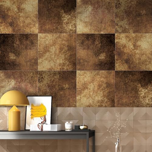 LiveInUrban Flat Metal Wall Panels Rustic Finish for Kitchen- Brass Copper - Image 2