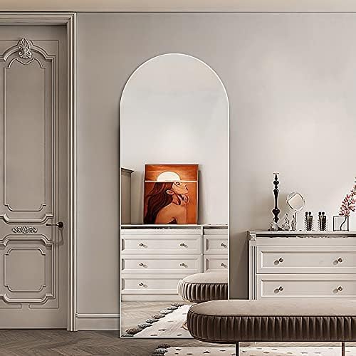 70''x26'' Full Length Mirror, Large Arched Floor Mirror with Stand, Oversized Wall Mirror, Full Body Mirrors Standing Leaning for Living Room, Bedroom (White) - Image 7