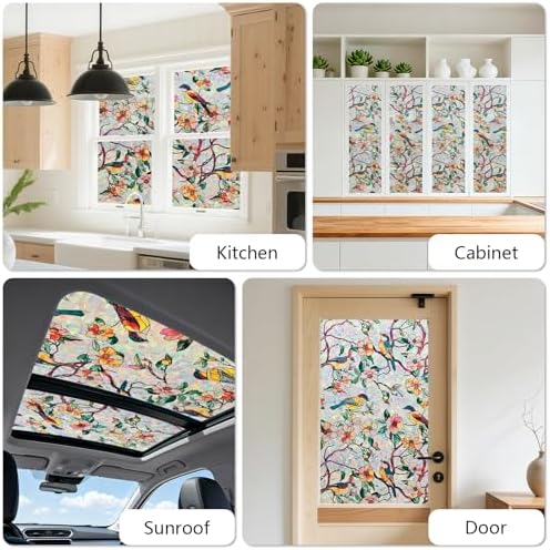 Kromapolis Window Privacy Film, Stained Glass Sticker, 29.5" x 78.7" - Image 2