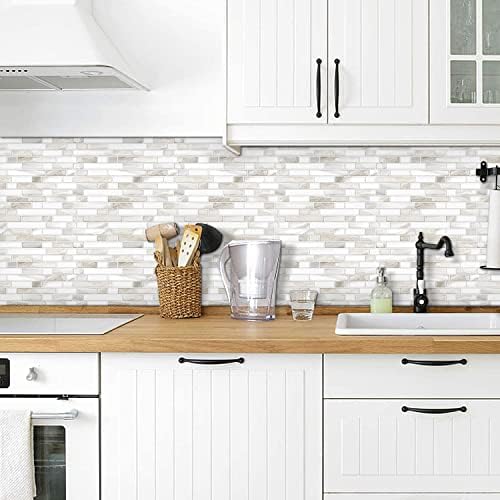 STICKGOO Peel and Stick Wall Tile Self-Adhesive Backsplash Thicker Design - Image 2