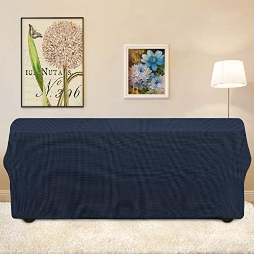 Easy-Going Stretch Oversized Sofa Couch Slipcover Washable Dark Blue - Image 4
