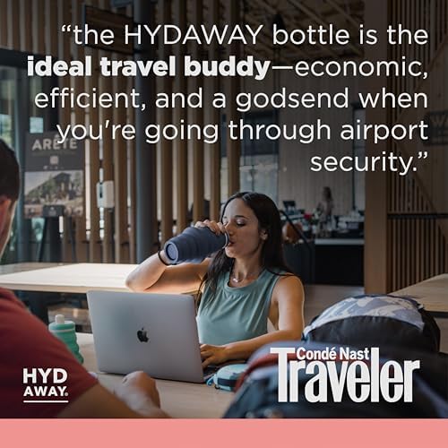HYDAWAY 25oz Collapsible Water Bottle, Packable Leakproof for Travel - Image 6