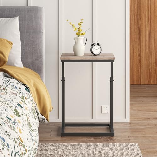 TUTOTAK End Table, Side Table, Tall Couch Table, Sofa Table - Image 4