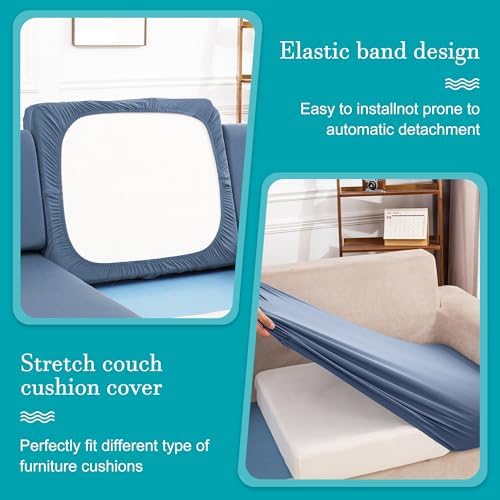 12 Pcs Outdoor Cushion Covers, Patio Sofa Cushion Covers Replacement - Image 6