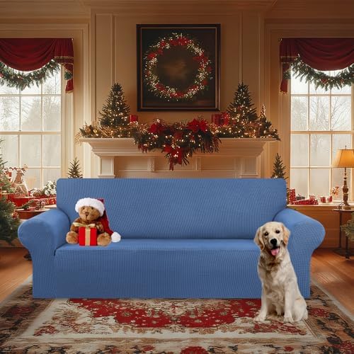 KEKUOU Stretch Oversized Couch Covers for Sofa Slipcover,Riverside - Image 2