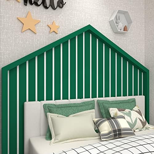 YENHOME Bulletin Board Borders Green Wallpaper Border Peel and Stick 3"X590" Straight Rolled Classroom Borders for Bulletin Board Removable Wallpaper Border Peel and Stick for Bedroom Backdrop Decor - Image 6