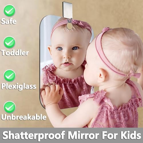 Shatterproof Shower Mirror Fogless for Shaving,(Medium 8x6 Inch) Anti Fog Shaving Mirror Holder NO-Drilling, No Fog Free Waterproof,Small Wall Mounted Bathroom Accessories Camping Hanging Men - Image 7