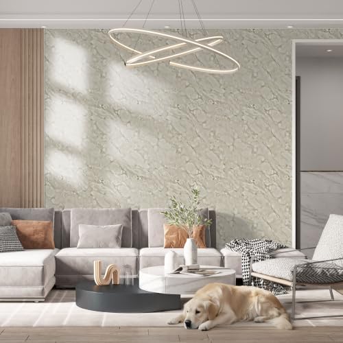 Vieshful 20 Pack 11.8"x23.6" Peel and Stick Backsplash Wall Panels, Self Adhesive Waterproof Back Splash Marble Tiles for Kitchen Bathroom, TV Walls, Living Room, Champagne Gold (Not Real Tiles) - Image 2