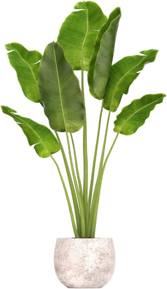 VOSAREA Green Plant Wall Decal Peel and Stick – 3D Realistic Potted Plant Wall Sticker – Removable Waterproof Greenery Stickers & Murals for Bedroom Living Room Office (35.37X15.72Inch) by Vosarea