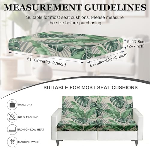 4 Pcs Outdoor Cushion Covers, Patio Sofa Cushion Covers Replacement - Image 2