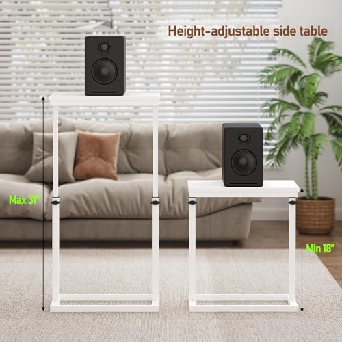 TUTOTAK End Table, Side Table, Tall Couch Table, Sofa Table - Image 4