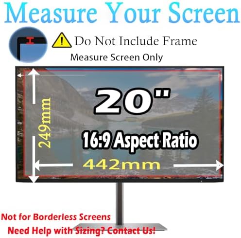 34 Inch computer privacy screen for 21:9 Monitor, Removable Anti-Glare Blue Light Filter & Anti-Scratch Protector Film, Privacy Shield for HP Dell Asus Acer Samsung Desktop Monitors (34" (21:9, 31.4×13.2 in)) - Image 6