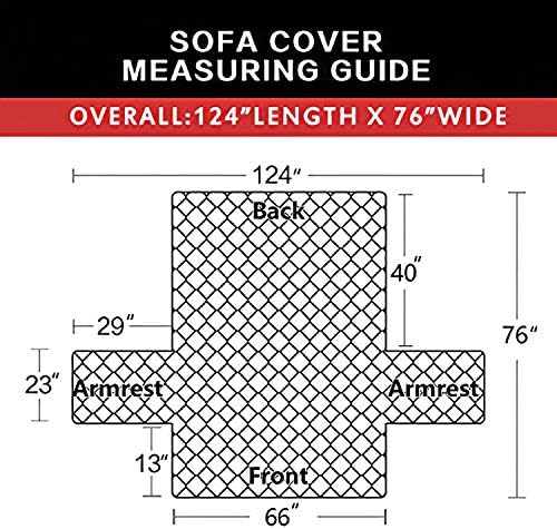Easy-Going Reversible Couch Cover, 3 Cushion Sofa, Large, Navy/Navy - Image 6