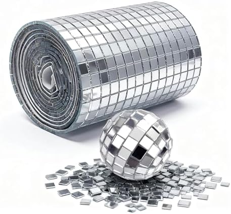 5400pcs Self-Adhesive Mirror Mosaic Tiles by Bertork