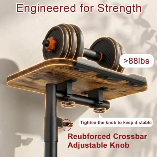 Tv Tray Table Adjustable Height Couch Side Table, Tilt Angle Adjustments-360° Swivel/180° Flip-Over Panel C-Shaped End Table With Tablet Slot, Computer Desk for Chair, Living Room (Rustic Brown) - Image 3