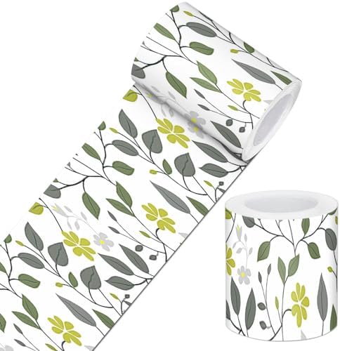 IVN Wallpaper Border Peel and Stick Wall Olive Vine 4x196 Inch by IVN