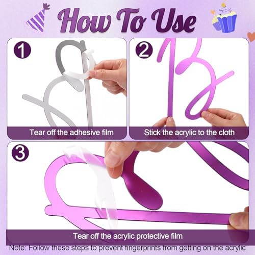 Yousoontic Happy Birthday Sign for Backdrop, 23 x 20 Inch, Classic, Purple - Image 4