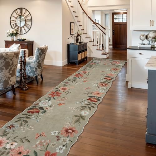Lahome Floral Hallway Runner, 2'6''x10' Soft Washable Runners for Hallways - Image 2