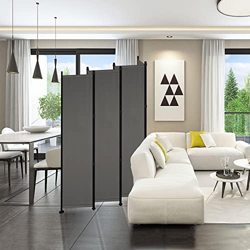 MAYOLIAH 6 Panel Room Dividers Folding Privacy Screen 6ft Tall Partition - Image 2