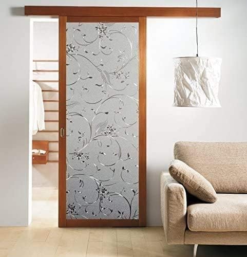 Niviy Window Privacy Film Decorative Static Cling Non-Adhesive, 41.2"x157.4" - Image 4