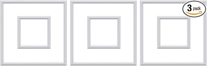 3 Set Panels Peel and Stick Premade Wainscoting Accent Wall Panels for Interior Wall Decor Easy DIY Build and Picture Frame Door Decor (20 x 20 + 10 x 10in) by KTINITK