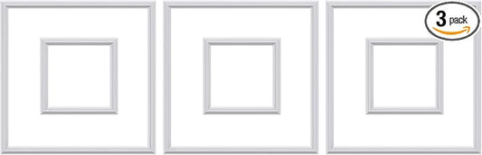 3 Set Panels Peel and Stick Premade Wainscoting Accent Wall Panels for Interior Wall Decor Easy DIY Build and Picture Frame Door Decor (20 x 20 + 10 x 10in) by KTINITK