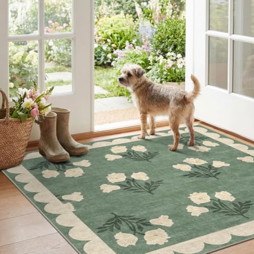 3x3 Square Entryway Rug - Front Door Mat Indoor Outside Entrance - Image 6
