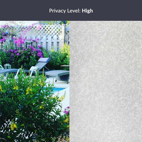 Twiggy Window Privacy Film by Artscape - Decorative Privacy Frosted Glass Design, Static Cling, Day and Night Privacy, UV Protection, Easy to Apply and Removable, Made in USA - 24 x 36 Inch - Image 6