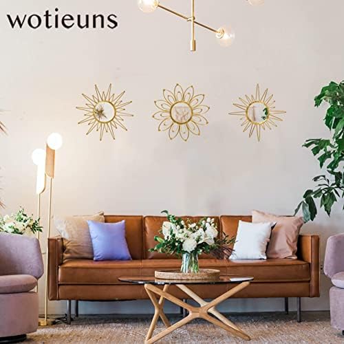 Mirror Wall Decor Gold Sunburst Mirrors Home Decoration Wall Art - Image 6