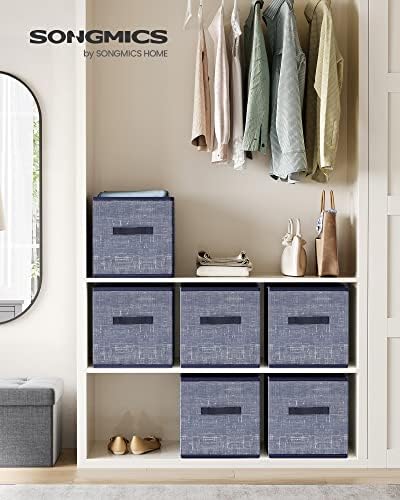 SONGMICS Storage Cubes, Set of 6, 13-Inch Foldable Closet Organizers - Image 2