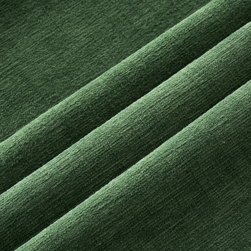 MIULEE Moss Green Chenille Couch Throw Pillow Covers, 20x20 - Image 2