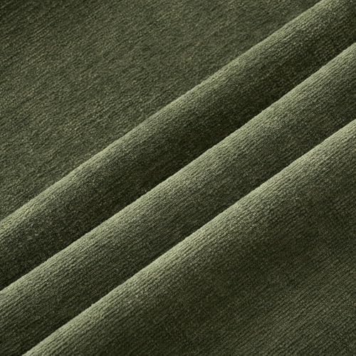 MIULEE Olive Green Chenille Couch Throw Pillow Covers, 20x20 - Image 6