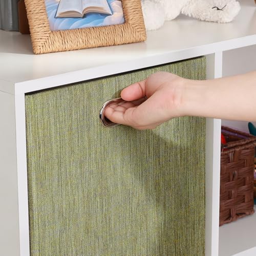 Posprica Storage Cubes, 13 x 13 x 13 Inches Fabric Bins with Double Handles - Image 7