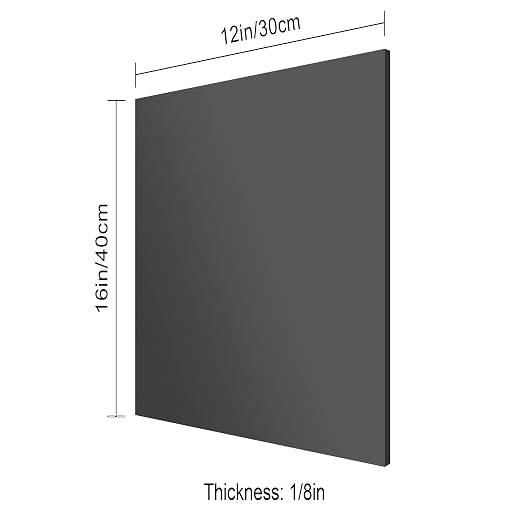 12x16 Inches Black Mirror Acrylic Sheet – 2 Pcs Reflective Acrylic Panel for DIY Crafts, Home Décor & More (30x40 cm) - Image 2