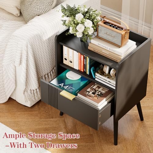 Night Stand Modern End Table with Storage Drawer, Bedside Table for Bedroom - Image 6