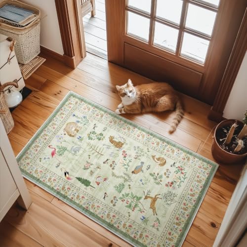 Washable Door Mat Indoor Entrance: 2x3 Entryway Rugs Small Area Rug Non-Slip Low Pile Soft Kitchen Rug for Front Door Indoor Entrance Entry Bedside Kids Room - Image 6