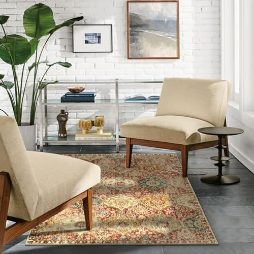 Lahome Moroccan Washable Small Area Rug, 3x5 Rug for Bedroom Living Room - Image 5