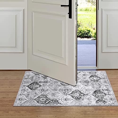 Lahome Moroccan 2x3 Rugs for Entryway, Soft Kitchen Rugs Non Slip Washable - Image 5